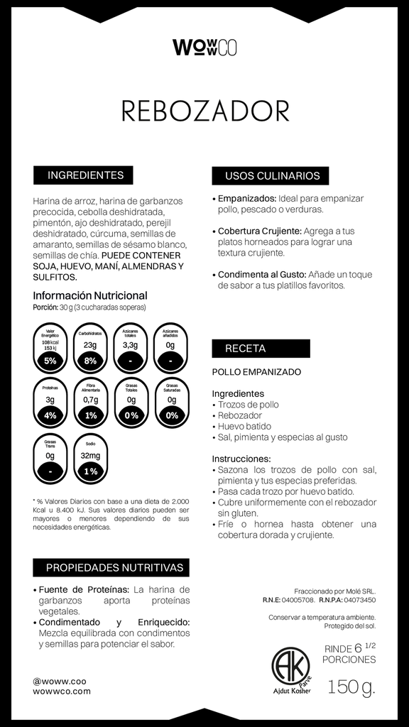 REBOZADOR - 200 GR [WC]
