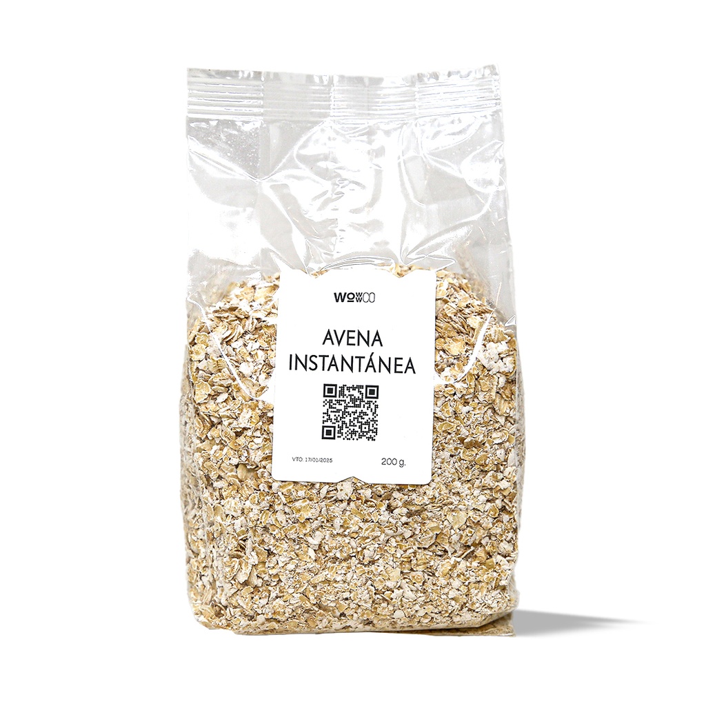 AVENA ARROLLADA - INSTANTÁNEA - 200 GR [WC]