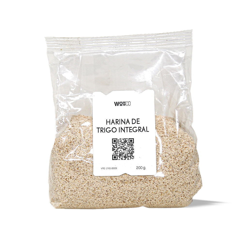 HARINA DE TRIGO INTEGRAL - 200 GR [WC]