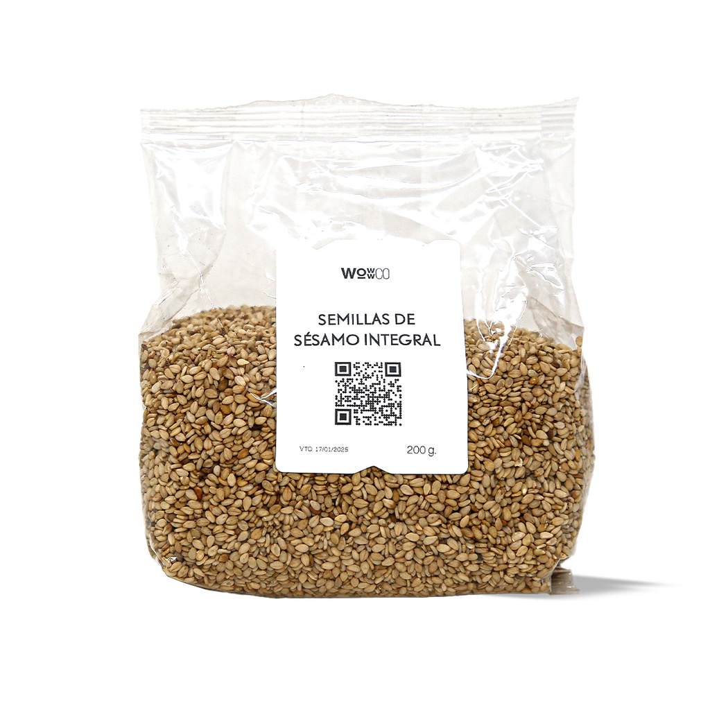 SEMILLAS DE SÉSAMO INTEGRAL - 200 GR [WC]