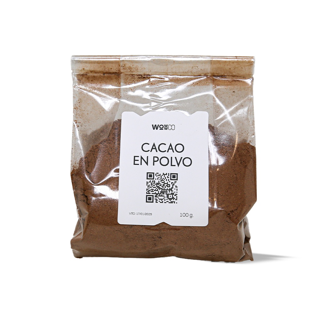 CACAO AMARGO EN POLVO - 100 GR [WC]
