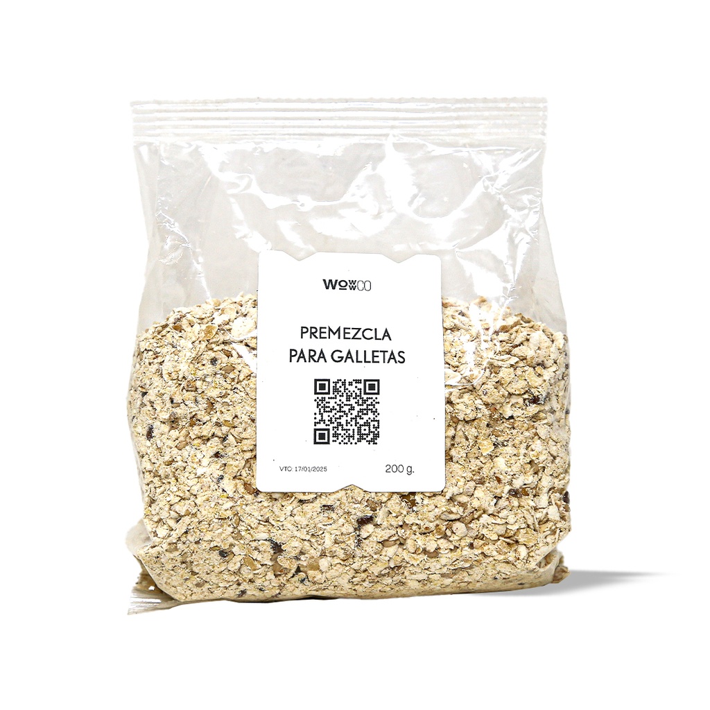 PREMEZCLA PARA GALLETAS - CON AVENA Y MANI - 200 GR [WC]