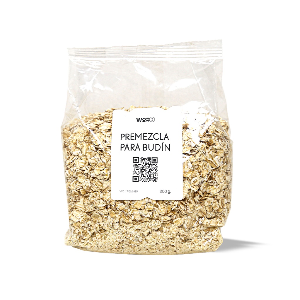 PREMEZCLA PARA BUDÍN - SIN HARINA NI AZÚCAR - 200 GR [WC]
