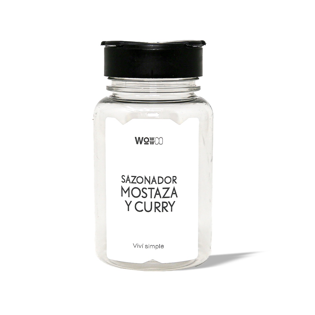 ENVASE - SAZONADOR MOSTAZA Y CURRY - 130 CC [WC]
