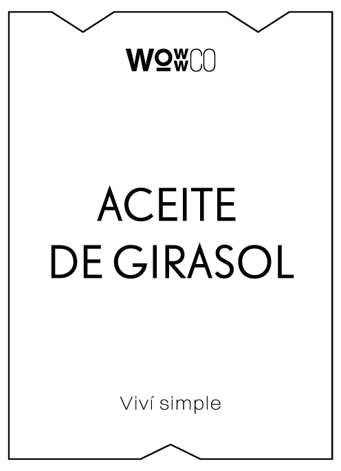 ETIQUETA - ACEITE DE GIRASOL [WC]