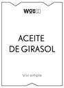 ETIQUETA - ACEITE DE GIRASOL [WC]