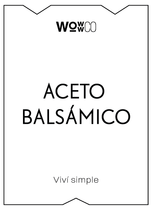 ETIQUETA - ACETO BALSÁMICO [WC]