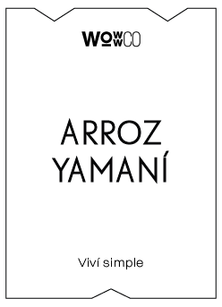ETIQUETA - ARROZ YAMANI [WC]
