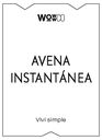 ETIQUETA - AVENA INSTANTÁNEA [WC]