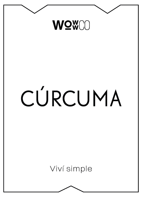 ETIQUETA - CÚRCUMA [WC]