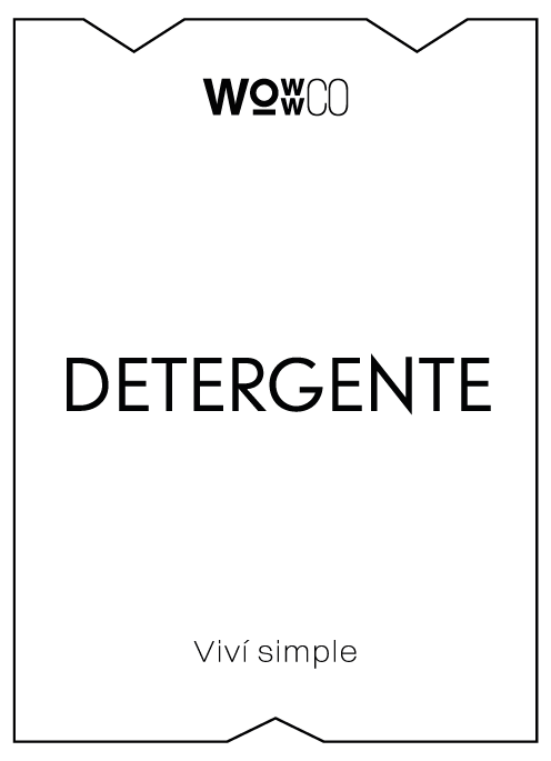 ETIQUETA - DETERGENTE [WC]
