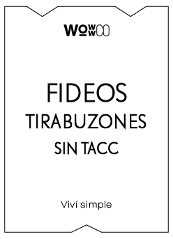 ETIQUETA - FIDEOS TIRABUZONES [WC]