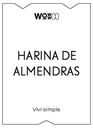 ETIQUETA - HARINA DE ALMENDRAS [WC]