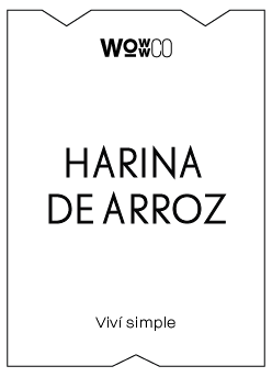 ETIQUETA - HARINA DE ARROZ [WC]