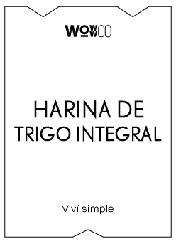 ETIQUETA - HARINA DE TRIGO INTEGRAL [WC]