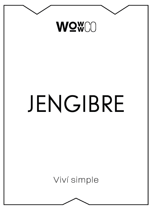 ETIQUETA - JENGIBRE [WC]
