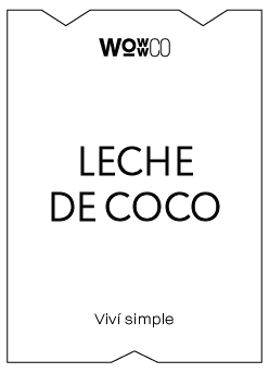 ETIQUETA - LECHE DE COCO [WC]