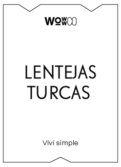 ETIQUETA - LENTEJAS TURCAS [WC]