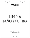 ETIQUETA - LIMPIA BAÑO Y COCINA [WC]
