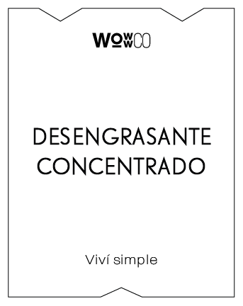 ETIQUETA - DESENGRASANTE [WC]