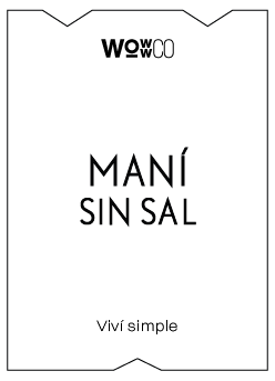 ETIQUETA - MANÍ SIN SAL [WC]