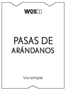 ETIQUETA - PASAS DE ARANDANOS [WC]