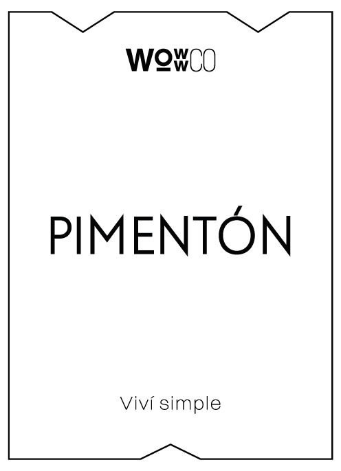 ETIQUETA - PIMENTÓN [WC]