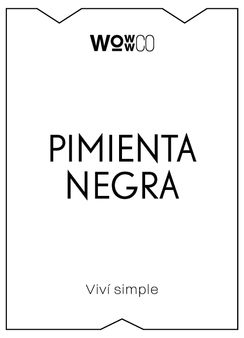 ETIQUETA - PIMIENTA NEGRA [WC]