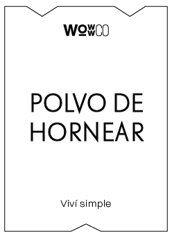 ETIQUETA - POLVO DE HORNEAR [WC]