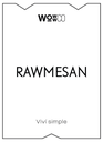 ETIQUETA - RAWMESAN [WC]