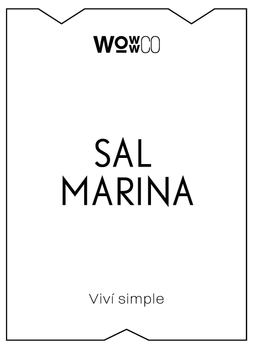 ETIQUETA - SAL MARINA [WC]