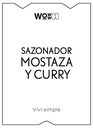 ETIQUETA - SAZONADOR MOSTAZA Y CURRY [WC]