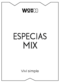 ETIQUETA - ESPECIAS MIX [WC]
