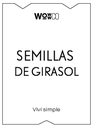 ETIQUETA - SEMILLAS DE GIRASOL [WC]