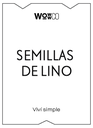 ETIQUETA - SEMILLAS DE LINO [WC]