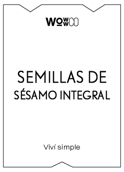ETIQUETA - SEMILLAS DE SÉSAMO INTEGRAL [WC]