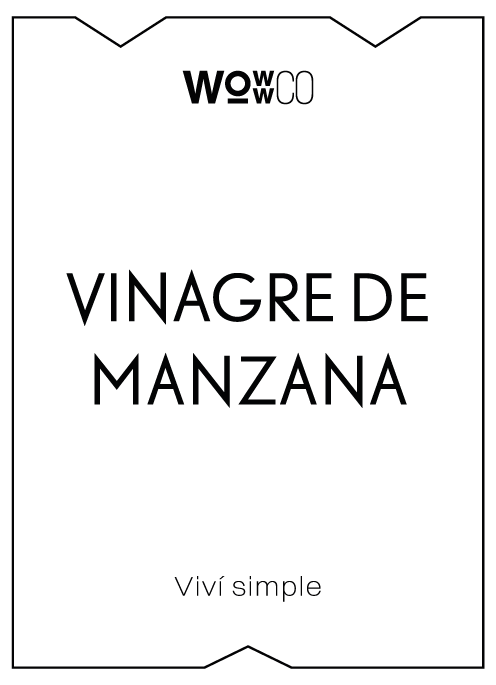ETIQUETA - VINAGRE DE MANZANA [WC]