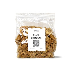 MANÍ CON SAL - PELADO - 200 GR [WC]