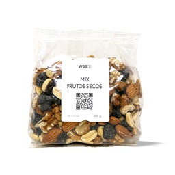 MIX FRUTOS SECOS - CON PASAS - 200 GR [WC]