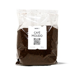 CAFÉ TOSTADO MOLIDO - SIN AZÚCAR - 250 GR [WC]