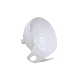 EMBUDO PLÁSTICO OVAL BLANCO [WC]